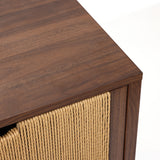 Modern Wood Storage Horizontal Dresser with 6-Drawer,Walnut