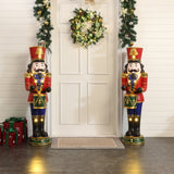 Christmas Nutcracker Drummer Soldier with Lights, 4ft