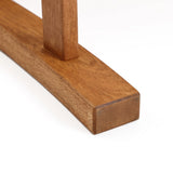 Dillon solid wood outdoor dining bench - LuxenHome