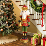 Christmas Bugling Soldier Nutcracker Decor with Lights, 3ft