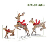 Beautiful-Reindeer-family-set-of-3-christmas-decorations-with-LED-lights