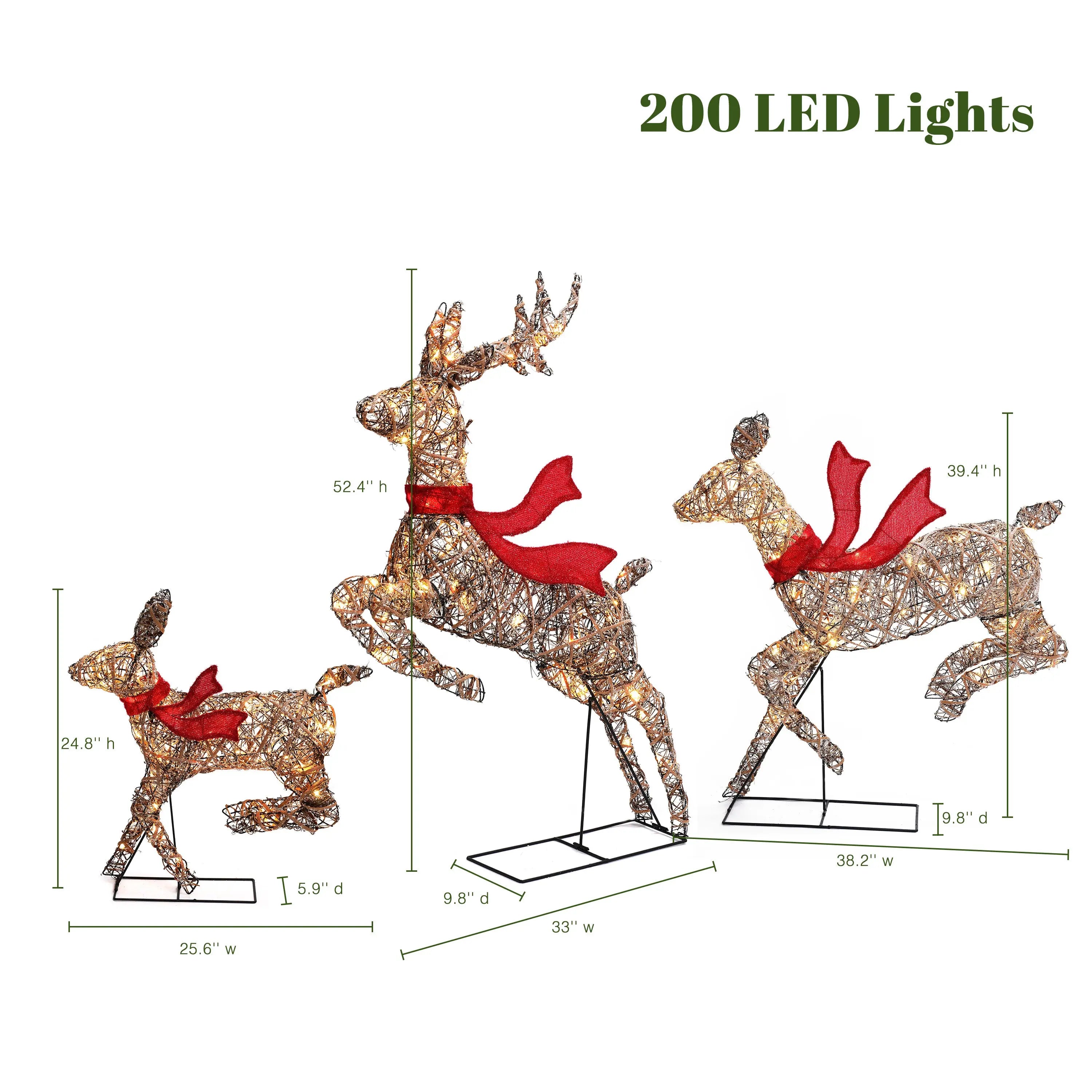Beautiful-Reindeer-family-set-of-3-christmas-decorations-with-LED-lights