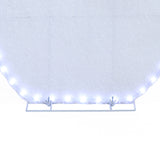 Pre-Lit Snowman Holiday Decoration with Snowflake Arch, 5ft
