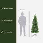 A 6-foot Artificial Pampas Grass Tree with wrapped branches and 110 polyester tips offers easy assembly, shown next to a 6-foot-tall person for scale—perfect for stylish Artificial Grass Decor.