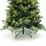 Pre-Lit Green Artificial Full Christmas Tree with Stand,6ft