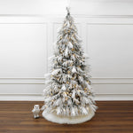 7.5-ft-Pre-lit-flocked-christmas-tree