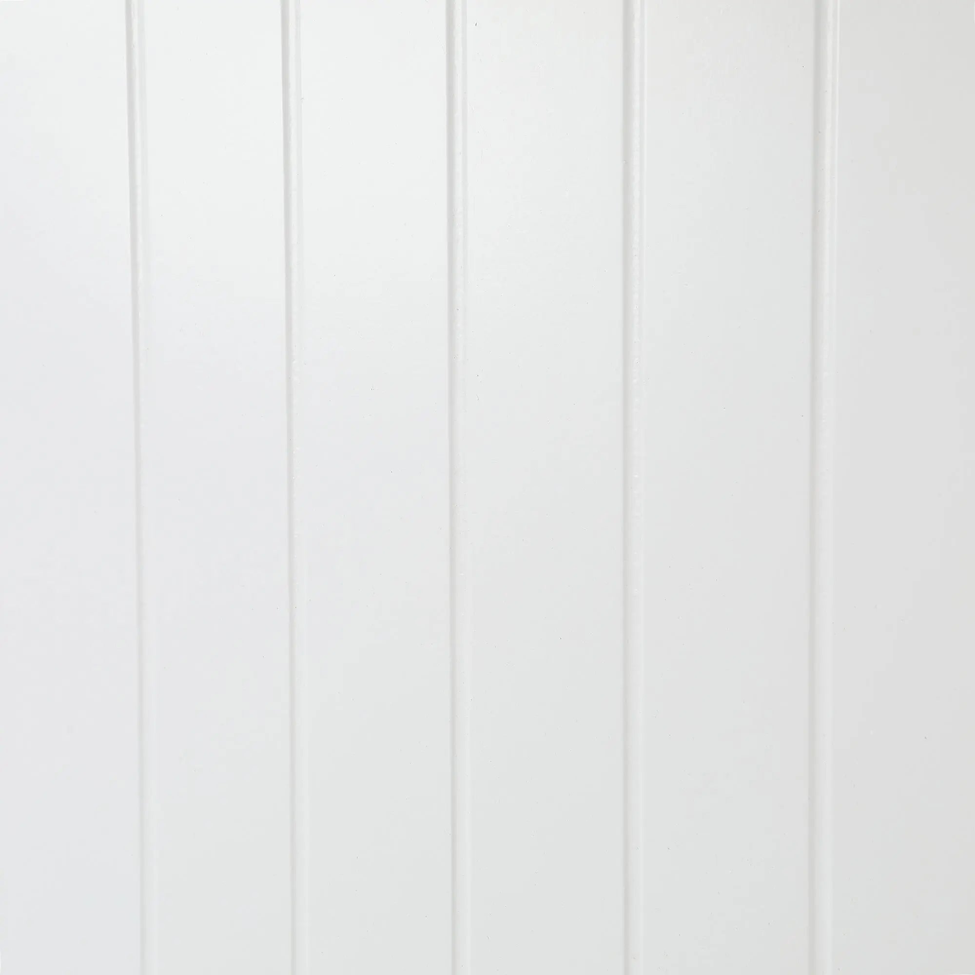White paneled surface with vertical grooves evenly spaced across the image, reminiscent of a classic hall tree or coat rack backing.