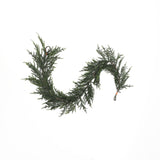 Green Artificial Garland Holiday Mantle Decoration, 6ft