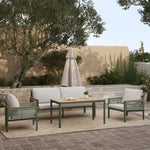 Carlsbad outdoor armchair with cushion, set of 2 - LuxenHome