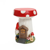 LuxenHome Gnome Mushroom MgO Indoor and Outdoor Sculpture Side Table - LuxenHome