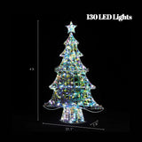 Multi-color lighted christmas tree - LuxenHome