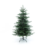 Pre-Lit Green Artificial Fir Christmas Tree with Stand, 6ft