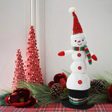 Cheerful-animated-singing-snowman-plush-toy-decoration