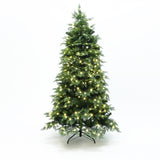 Pre-Lit Green Artificial Full Christmas Tree with Stand,6ft
