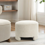 upholstered-cream-bedroom- ottoman