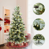 Pre-Lit Branches Artificial Pine Christmas Tree, 6.5ft