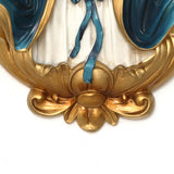 Oval Virgin Mary Wall Plaque Religious Decor for Home, 16"