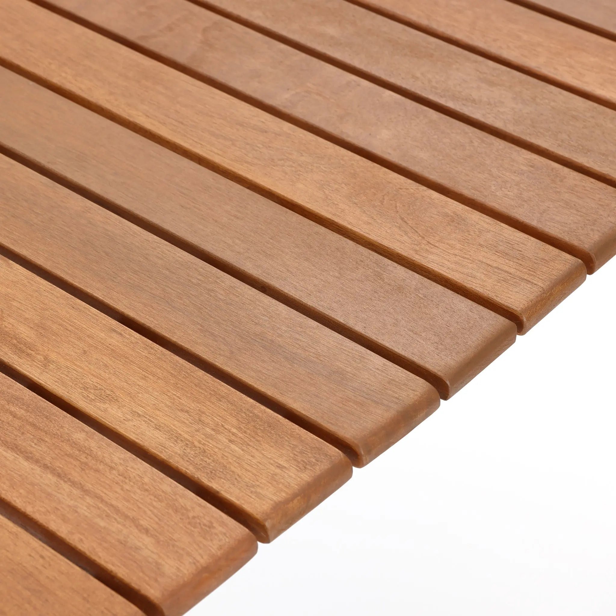 Solana solid wood rectangle outdoor coffee table - LuxenHome