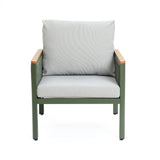 Carlsbad outdoor armchair with cushion, set of 2 - LuxenHome