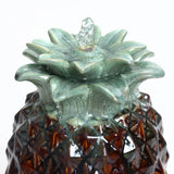 Pineapple ceramic tabletop bubbler water fountain - LuxenHome