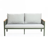 Carlsbad outdoor loveseat & coffee table set - LuxenHome