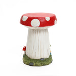 LuxenHome Gnome Mushroom MgO Indoor and Outdoor Sculpture Side Table - LuxenHome
