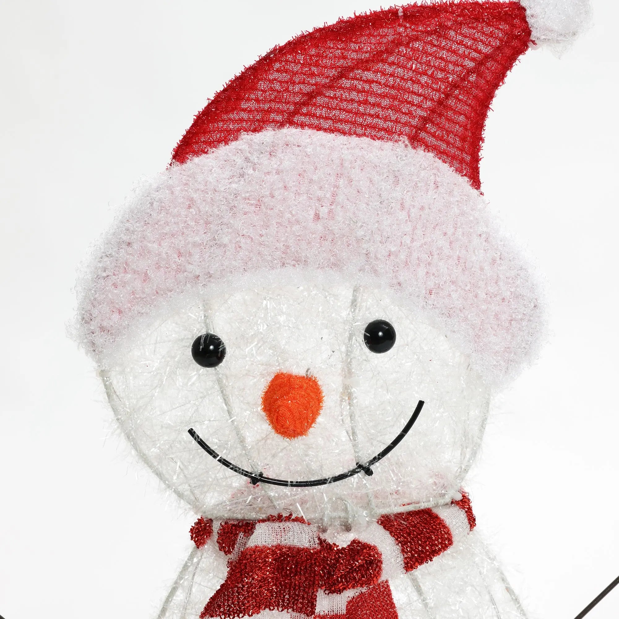 Snowman-with-Santa-hat-and scarf-Christmas-decorations