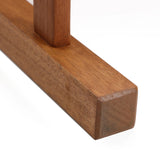 Lucia solid wood outdoor dining bench - LuxenHome