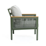 Carlsbad outdoor armchair with cushion, set of 2 - LuxenHome