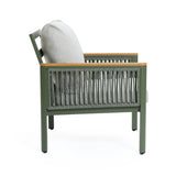 Carlsbad outdoor armchair with cushion, set of 2 - LuxenHome
