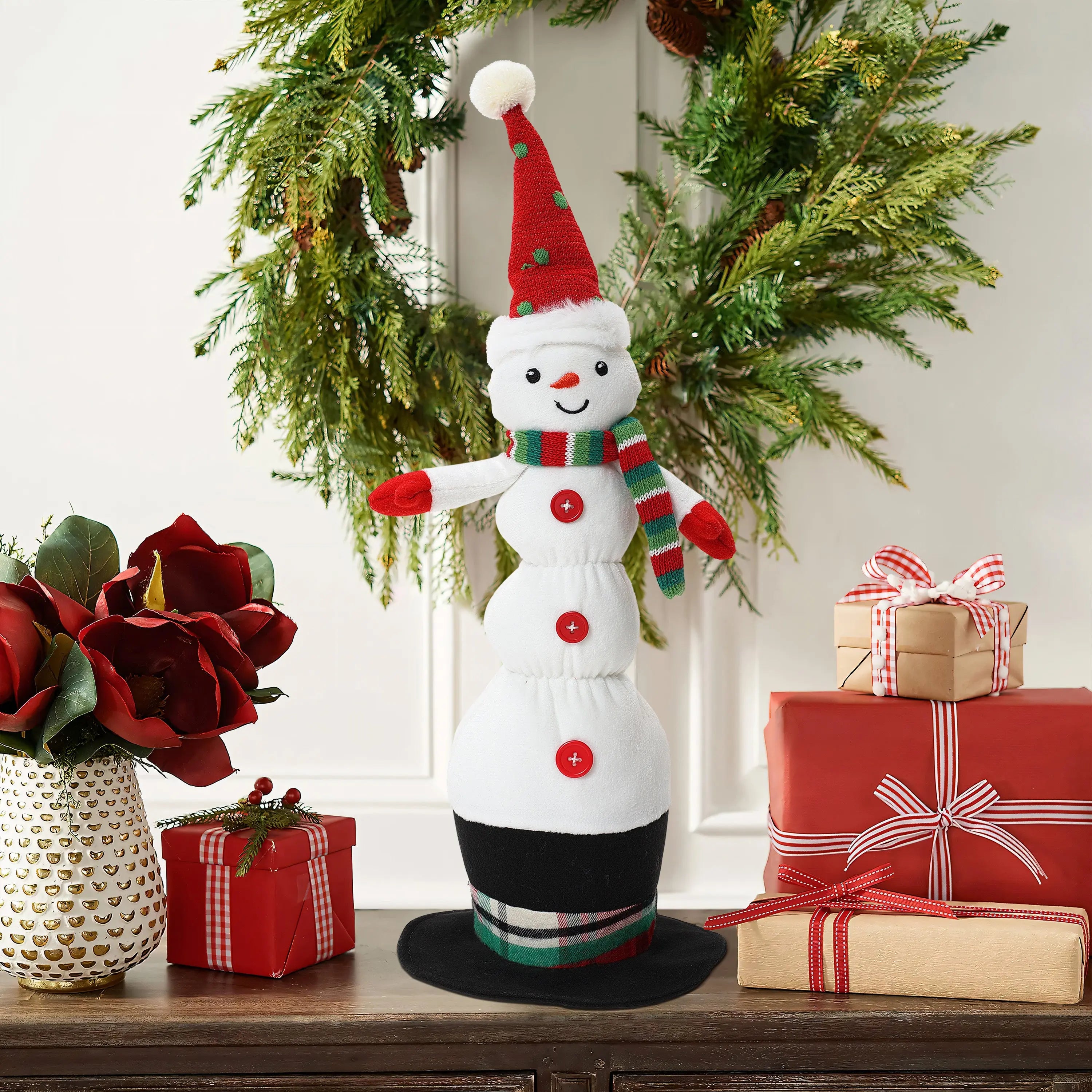 Charming-18.5-ft-tall-snowman-animated-singing-plush-toy