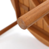 Belmont solid wood round outdoor coffee table - LuxenHome