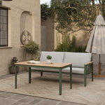 Carlsbad outdoor loveseat & coffee table set - LuxenHome
