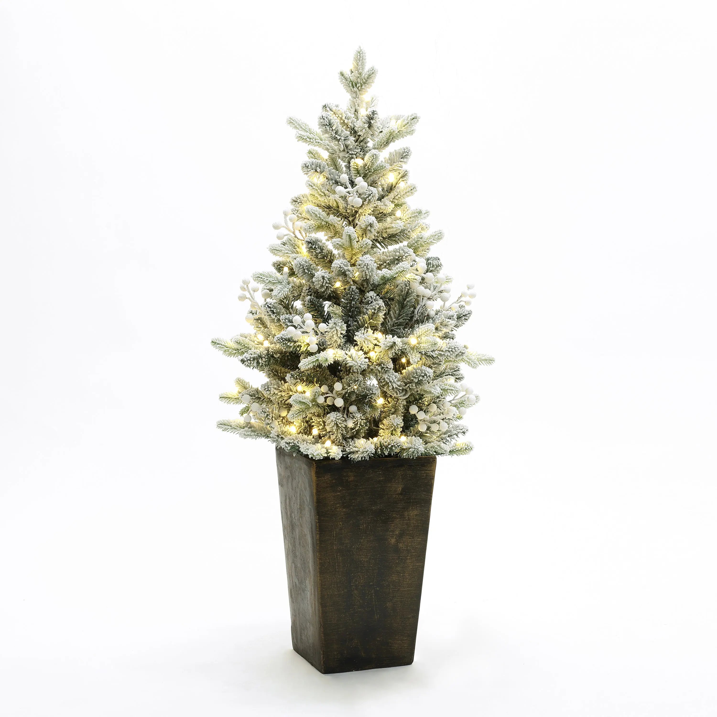 create-a-christmas-scene-with-the-flocked-artificial-christmas-tree