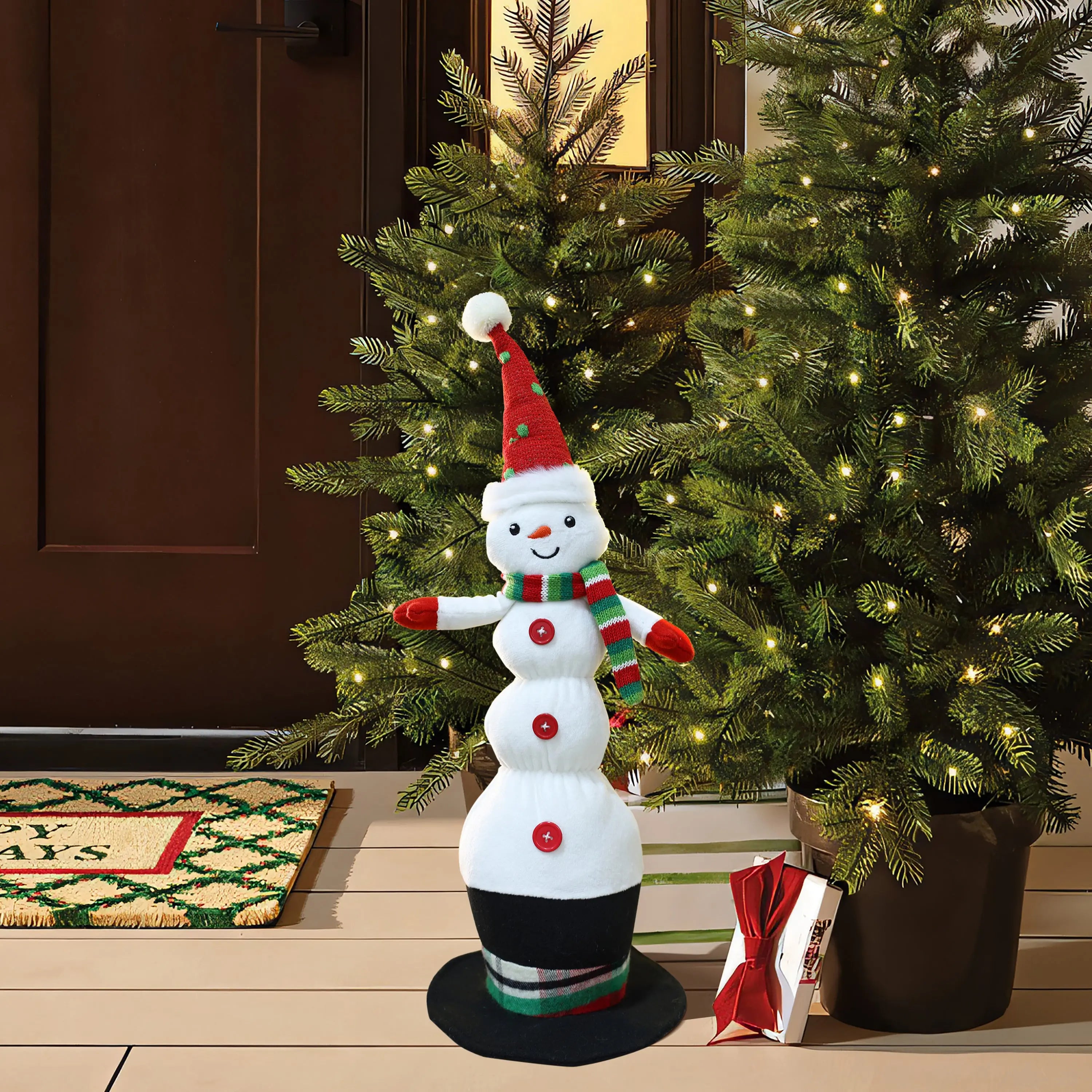 Cute-18.5-ft-tall-animated-singing-snowman-holiday-decoration
