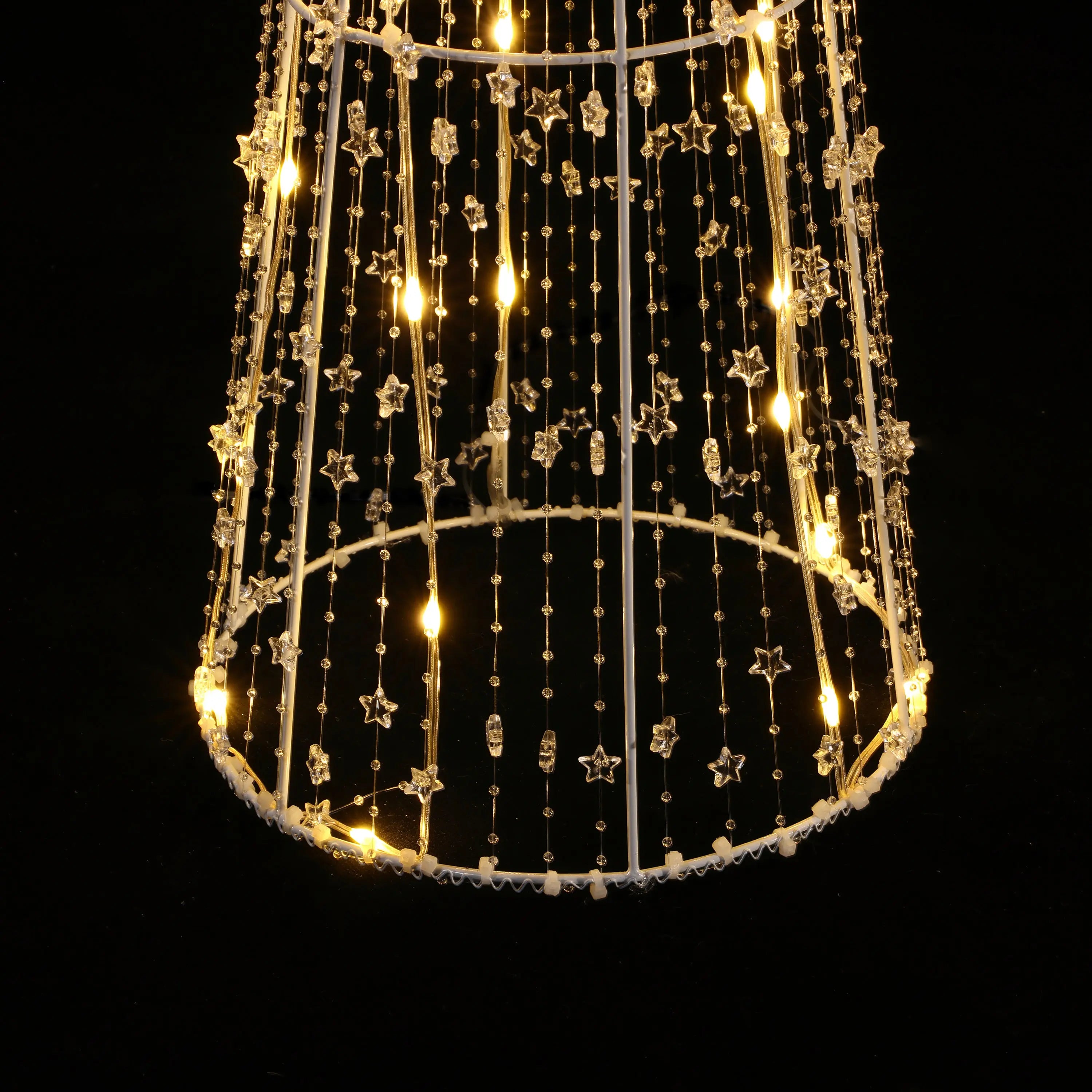 Lighted trees christmas decoration for indoor and outdoor, set of 3 - LuxenHome