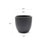 Essentia indoor/outdoor planter, round, small - LuxenHome