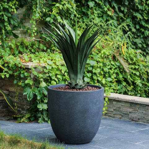 Essentia indoor/outdoor planter, round, large