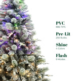 christmas-tree-with-250-led-multi-color-blue-red-green-purple-lights