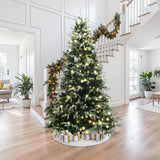 Pre-Lit Full Artificial Christmas Tree with Lights, 6.5ft
