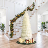Holiday Natural Ivory Pampas Grass Trees,6ft