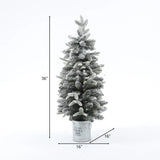 3ft-small-christmas-tree-with-lights-made-of-high-quality-pvc-and-pe-branches-and-vivid-flocked-like-snow