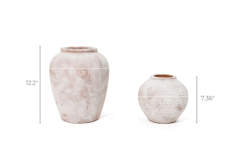 Wong glazed terracotta vase