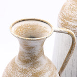 Rustic-brown-neck-of-the-vases-provides-authenic-farmhouse-style