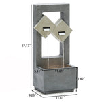 dimensions-of-the-small-concrete-planter-with-a-water-fountain