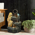 puppy-rock-tower-outdoor-fountain-with-flowing-water