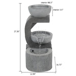 measurements-for-grey-resin-raining-water-sculpture-outdoor-fountain-with-led-lights