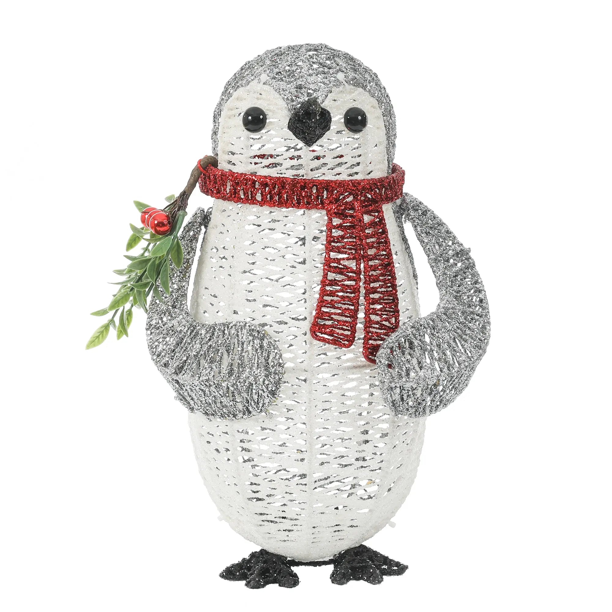 gray-and-white-penguin-holiday-decoration-for-indoor-and-outdoor