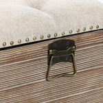 47.2-Inch Wide Upholstered Wood Storage Bench - LuxenHome