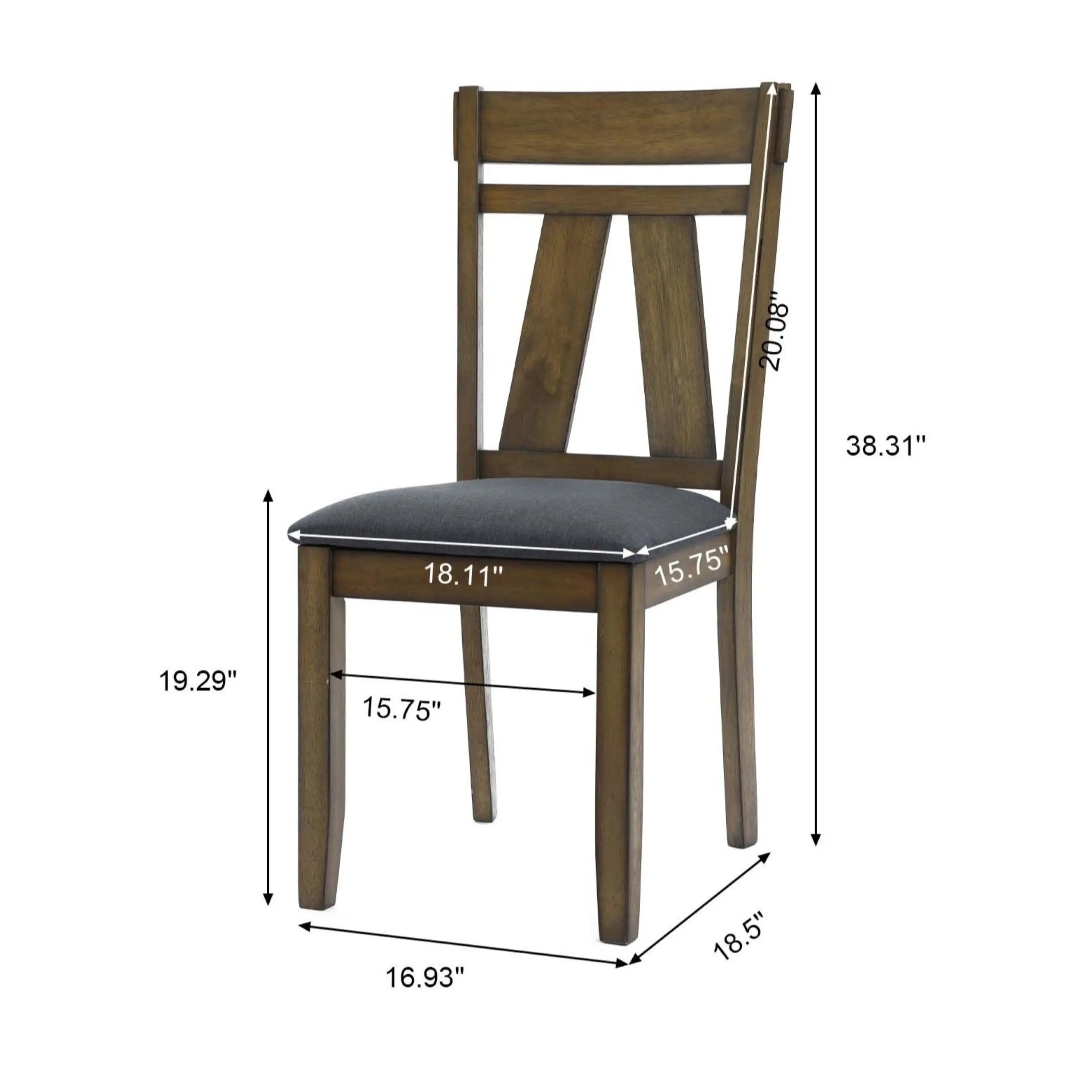 Richard dining chairs, set of 2 - LuxenHome